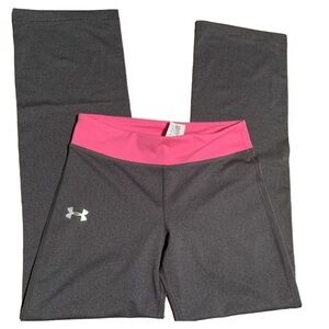 Under Armour pink/grey work out leggings